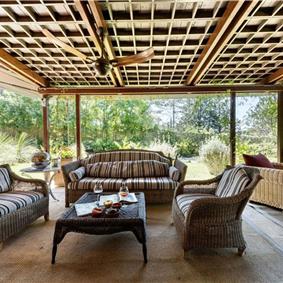 5 bedroom villa with pool and tennis court near San Gimignano, sleeps 10